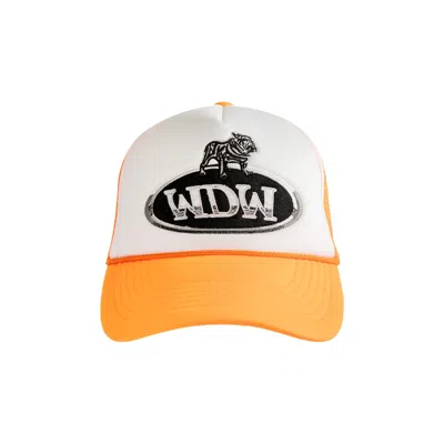 Pre-owned Who Decides War Dale Trucker 'tangerine/multi' | Orange | Men's Size Onesize