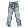 Who Decides War Buttoned Jeans In Blue