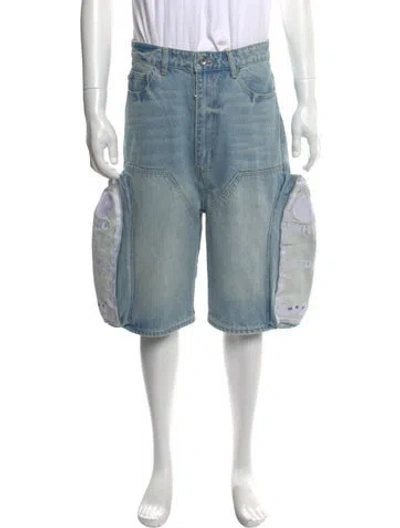 Pre-owned Who Decides War Denim Shorts In Blue