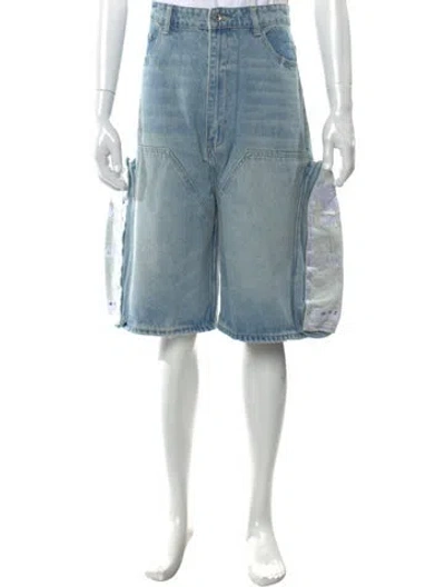 Pre-owned Who Decides War Denim Shorts W/ Tags In Blue