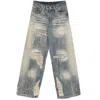 Who Decides War Faded Stone Jeans