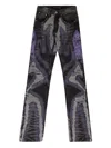 Who Decides War Distressed-effect Jeans In Black