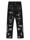 Who Decides War Distressed Jeans In Black