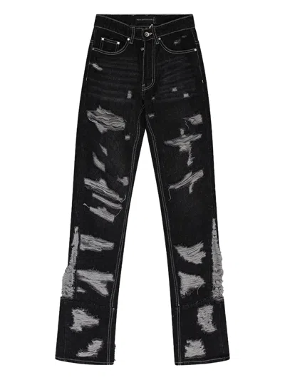 Who Decides War Distressed Jeans In Black