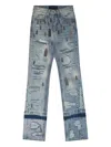 Who Decides War Distressed Jeans In Blue