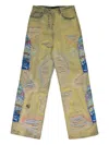 Who Decides War Distressed Jeans In Multi