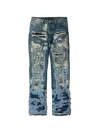 Who Decides War Distressed Trousers In Blue