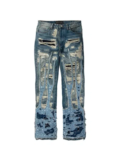 WHO DECIDES WAR DISTRESSED TROUSERS