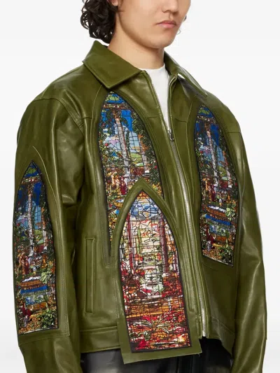 WHO DECIDES WAR EDEN LEATHER JACKET