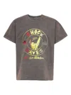 Who Decides War Embroidered-shock-waves T-shirt In Gray