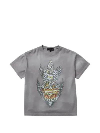 Who Decides War Engulfed Memories T-shirt In Gray