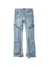 Who Decides War Exposure Patchwork Jeans In Blue