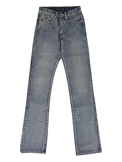 Who Decides War Faded-effect Jeans In Blue