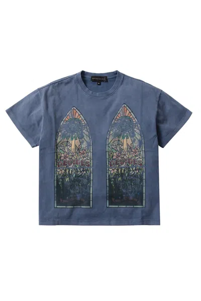 Who Decides War Faded Jersey T-shirt In Gray