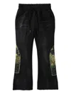 Who Decides War Faded Track Pants In Black