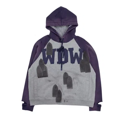 Pre-owned Who Decides War Faded Wdw Pullover Hoodie 'vintage Grey' | Men's Size M