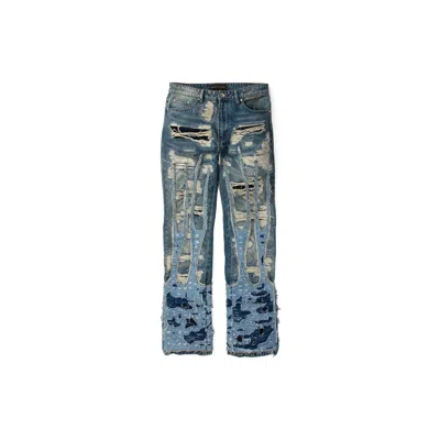 Who Decides War Distressed Trousers In Blue