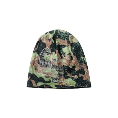 Pre-owned Who Decides War Flame Camo Knit Hat 'multicolor' | Multi-color | Men's Size Onesize