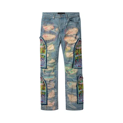 Pre-owned Who Decides War Fusion Denim Jeans 'multicolor' In Multi-color