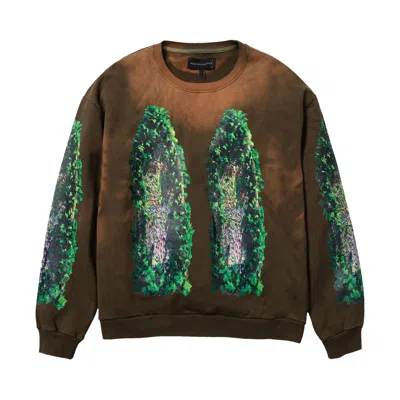 Pre-owned Who Decides War Garden Glass Crewneck 'sage' | Green | Men's Size M