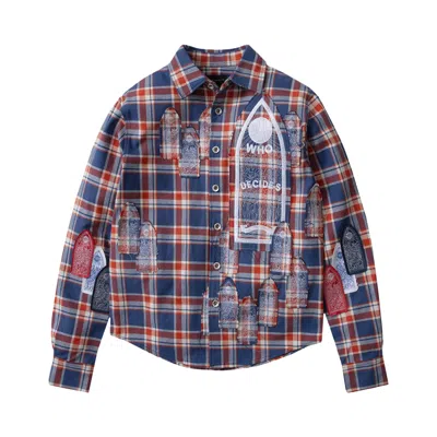 Pre-owned Who Decides War Glory Flannel Shirt 'muticolor' | Multi-color | Men's Size M