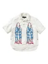 Who Decides War Off-white Winged Glory Polo