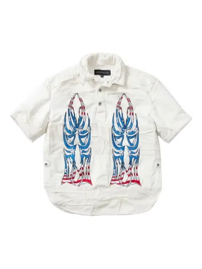 WHO DECIDES WAR GLORY WINGED POLO SHIRT