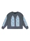 Who Decides War Gray Camo Glass Pullover Sweatshirt In Gray