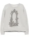 Who Decides War Men's Arch Mirror Sweatshirt In Grau