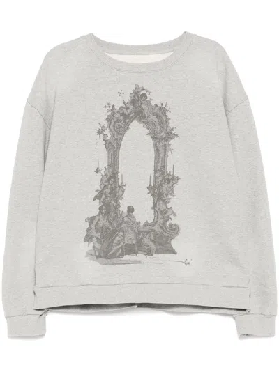 WHO DECIDES WAR GRAPHIC PRINT SWEATER