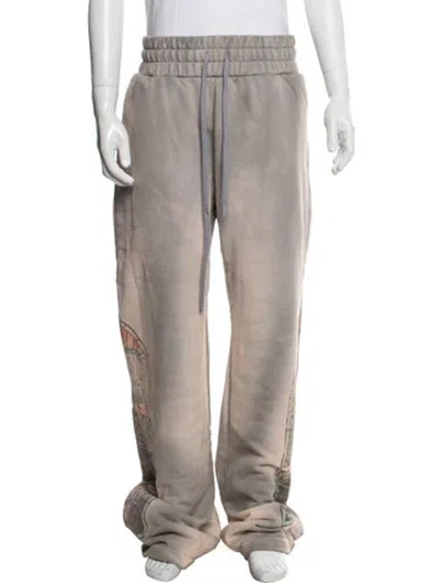 Pre-owned Who Decides War Graphic Print Sweatpants W/ Tags In Multicolor