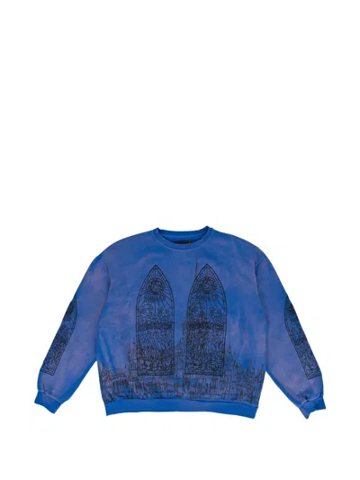 Who Decides War Graphic-print Sweatshirt In Blue