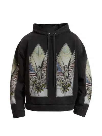 Who Decides War Graphic Pullover Hoodie In Black