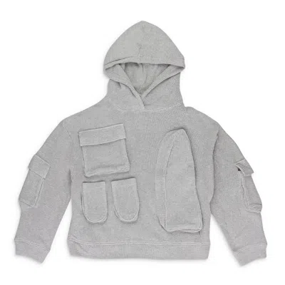Who Decides War Gray Multi Pocket Sweatshirt