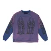 Who Decides War War Winged Logo Sweatshirt In Purple