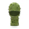 Who Decides War Green Studded Face Mask Baseball Cap In Green