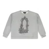 Who Decides War Grey Arc Mirror Pullover Sweater In Gray