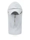 Who Decides War Half-zip Knit Cap In Gray