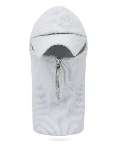 Who Decides War Half-zip Knit Cap In Gray