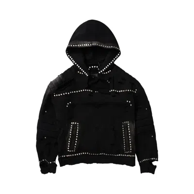 Pre-owned Who Decides War Hardware Amour Hooded Pullover 'coal' | Grey | Men's Size S In Gray