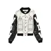 Who Decides War Hardware Cathedral Embellished Jacket In Black