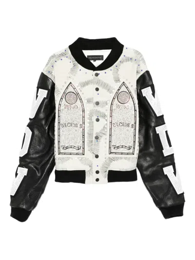 Who Decides War Hardware Cathedral Embellished Jacket In Multi