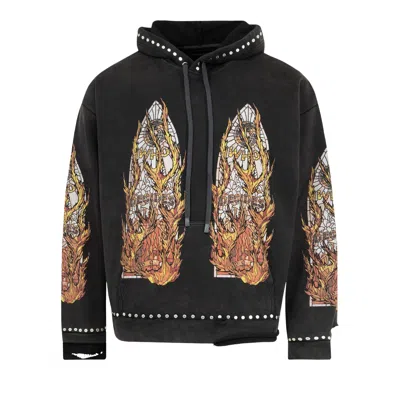 Pre-owned Who Decides War Hardware Hooded Pullover 'coal' | Grey | Men's Size Xl In Gray