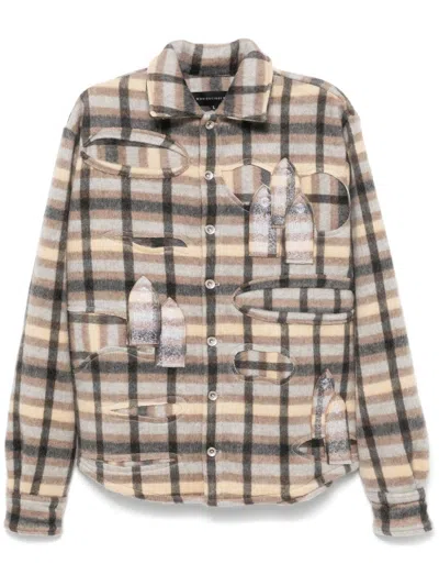 Who Decides War Multicolor Heavy Duty Flannel Jacket In Neutrals