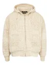 Who Decides War X Pelle Pelle Cathedral Hoodie In Neutrals