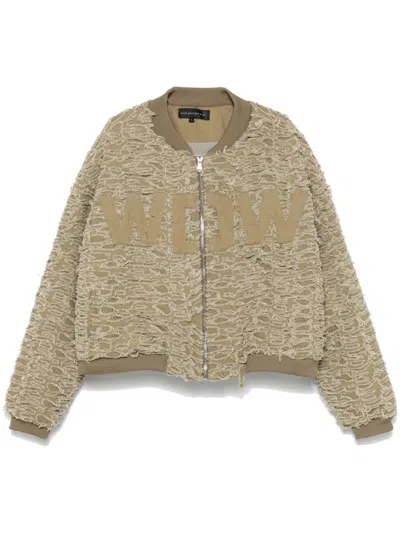 Who Decides War Khaki Wdw Husk Bomber Jacket In Neutrals