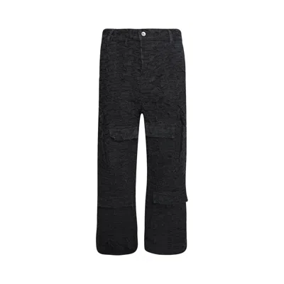 Pre-owned Who Decides War Husk Wide Leg Pant 'coal' | Black | Men's Size 28