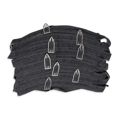 Who Decides War Indigo Bandeau Crop Top In Black