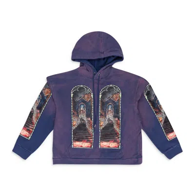 Who Decides War Indigo Descent Hoodie In Blue