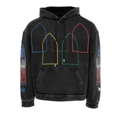 Pre-owned Who Decides War Intertwined Windows Hooded Sweatshirt 'multicolor' | Multi-color | Men's Size S